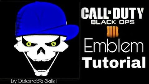 Call of Duty Black Ops 4 Cod Bo4 Emblem Tutorial