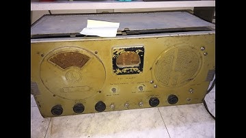 Hallicrafters S-20R Communications Receiver Rescue Part 1 of 2