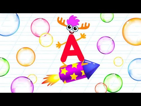 Веселая азбука - Обучающее видео для детей 2-7 лет