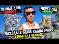 Мои расходы на жизнь в Калифорний, США