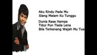 A Ramlee .... Buah Hatiku Sayang ( With Lyrics).