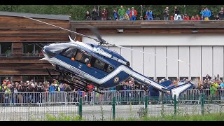 CRAZY DISPLAY ! | EC145 'Choucas 74' | French Gendarmerie | Chamonix MtBlanc