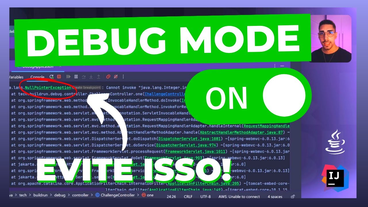Guia Definitivo: Corrigindo ERROS em Java com o modo DEBUG - YouTube