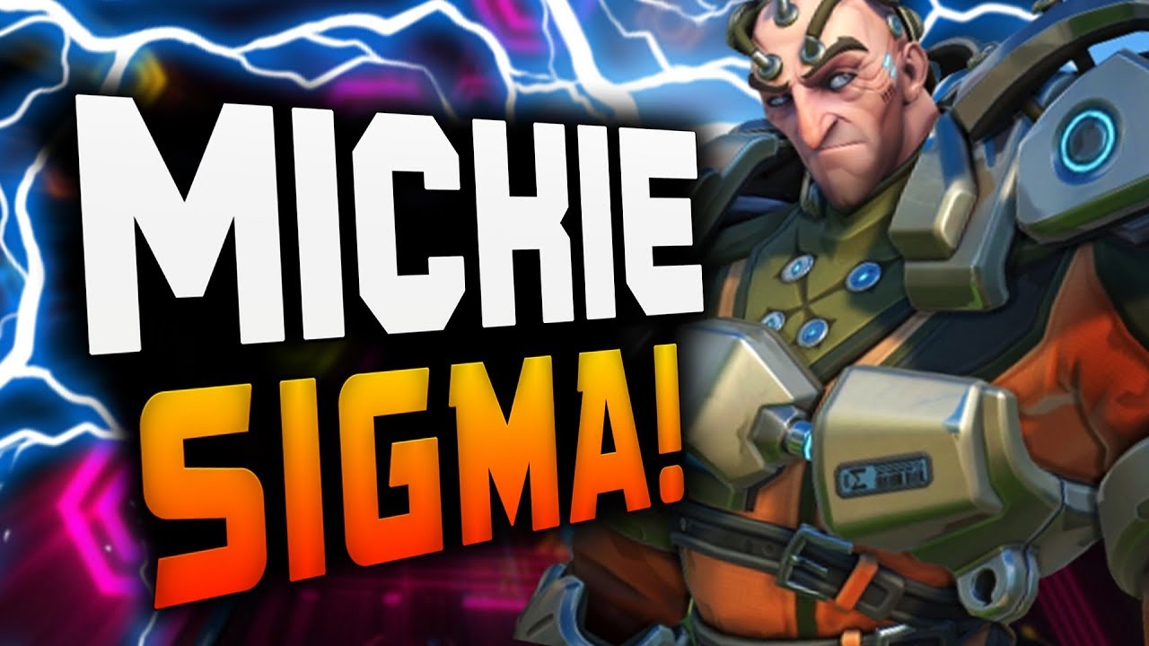 SIGMA DOMINATING COMPETITIVE - MICKIE! [ OVERWATCH SEASON 18 TOP 500 ]
