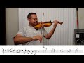 La Negra - 1st violin - Slow practice track