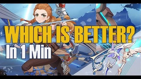 R1 Amos vs R1 Skyward Harp vs R4 Stringless | Burst & Charge Shot Aloy Best Weapon | Aloy Genshin