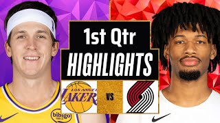 Los Angeles Lakers vs Blazers Full Game Highlights 1st Qtr P2 | Oct 27 | 2025 NBA Highlights