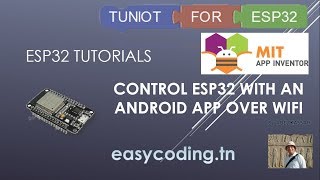ESP32 tutorial B-06: Control your ESP32 with an Android App