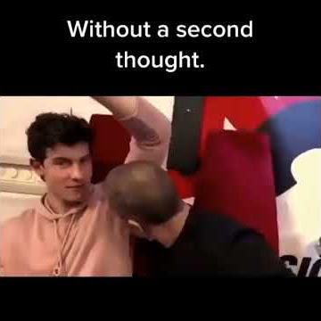 remember this iconic scene when Swedish host martin Bjork sniffed shawn mendes armpit😂😂