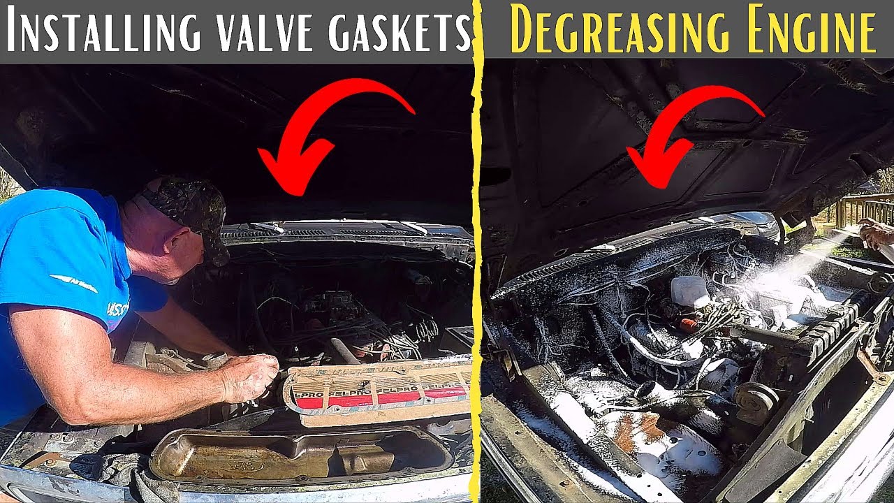 1978 Ford F100 Old Truck Restoration How To Install Valve Pan Gaskets