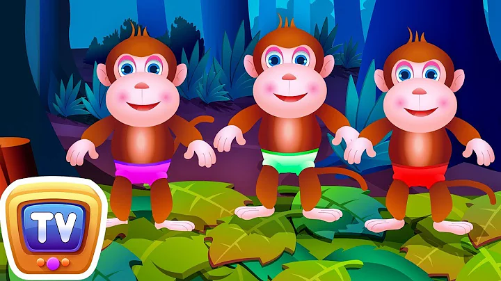 Five Little Monkeys Jumping On The Bed | Part 1 - The Naughty Monkeys | TuneToTss TV Kids Songs