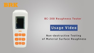 BC200 Surface Roughness Tester   Complete Operation Guide & Measurement Tutorial