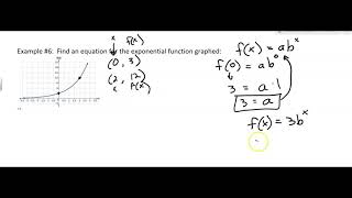4.1.h Finding an Exponential Function Given a Graph