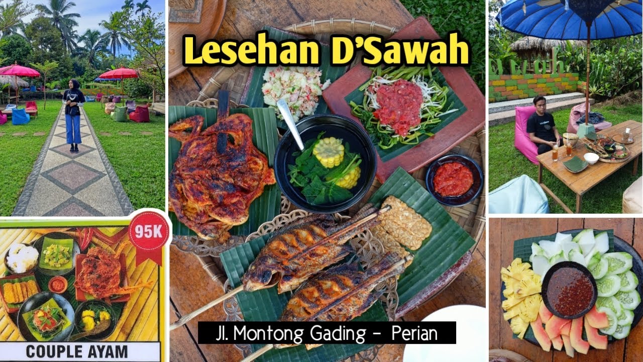 Plecing Kangkung khas lombok || Wajib Di Coba! (Lesehan D'Sawah) PERIAN🌵