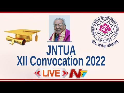 Live: JNTUA XII Convocation 2022 Live | JNTUA Ananthapuram | Ntv