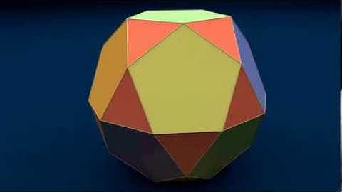 Make 3D Solid Shapes - Icosidodecahedron / Икосододекаэдр
