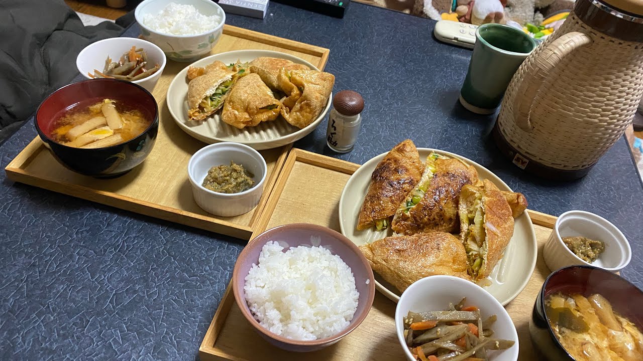 広島　Vlog#170 フルタイム主婦　平凡な日常　ふきのとう味噌　揚げ挟み定食　犬のいる暮らし🐕