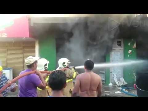 Incêndio destrói lojas em Quixadá