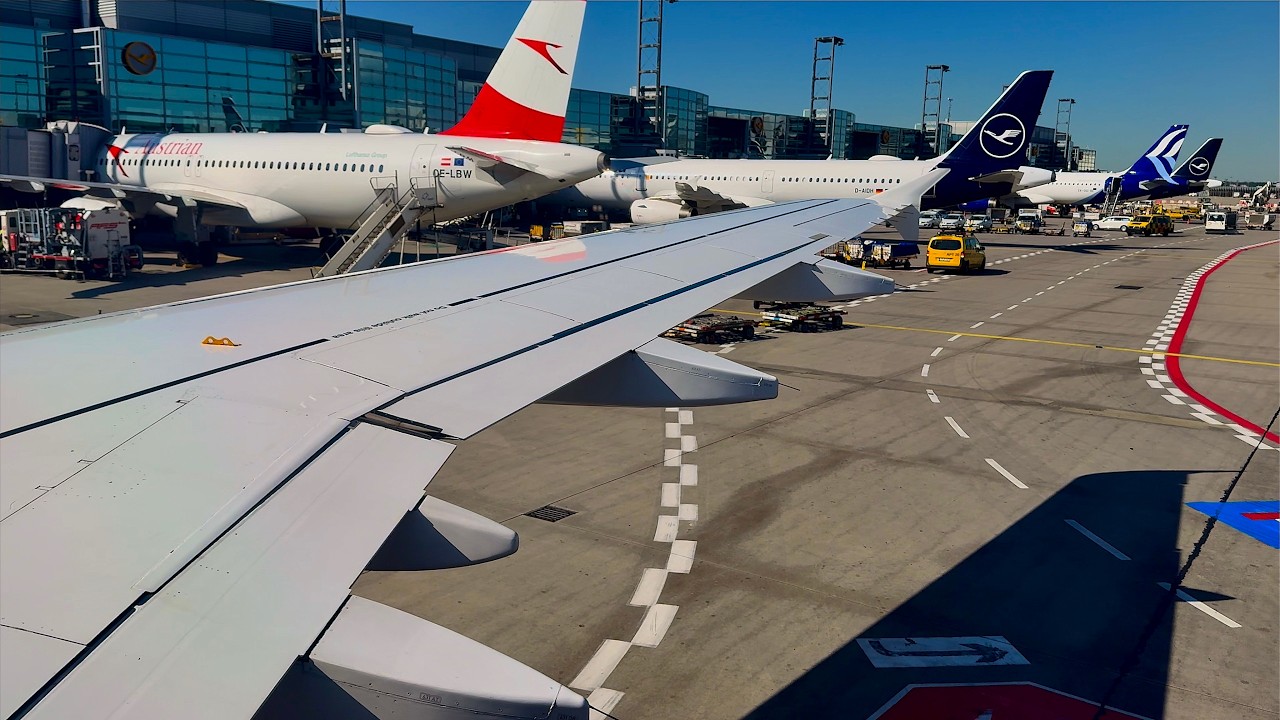 [4K] – Full Flight – Lufthansa – Airbus A319-114 – FRA-ZRH – D-AILL – LH1186 – IFS 1038