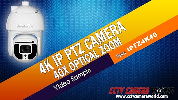 Video Sample of 40X Zoom 4K PTZ Camera Auto Tracking Camera, IPTZ4K40