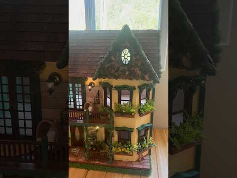 Dollhouse exterior transformation #diy #house #transformation #doll #books #cafe