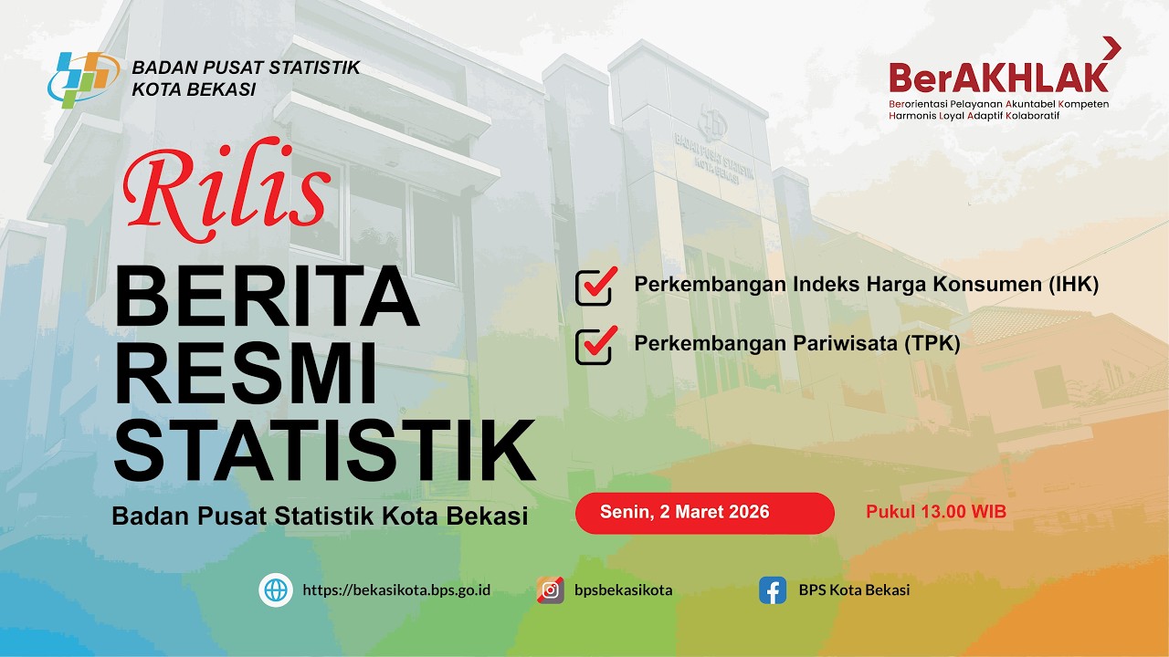 Rilis Berita Resmi Statistik Badan Pusat Statistik Kota Bekasi (2 Maret 2026)