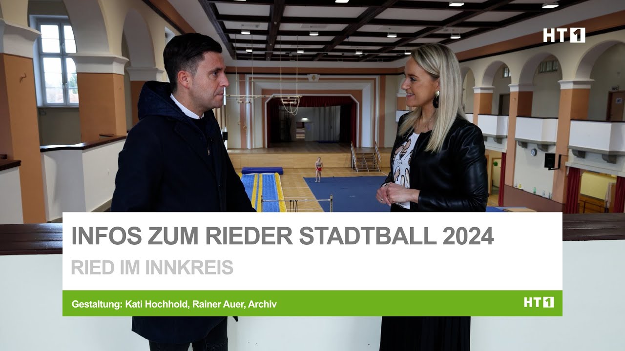 Georg Rieder Infos zum Rieder Stadtball 2024 - YouTube
