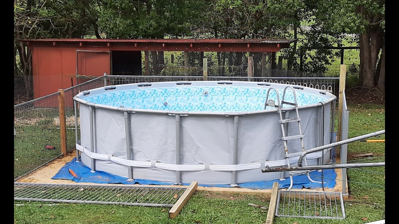Installing an Above Ground Pool YouTube