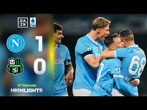 Video Si rivede LOBOTKA in gol: Conte torna a vincere: Napoli-Sassuolo 1-0 | Serie A Enilive | DAZN