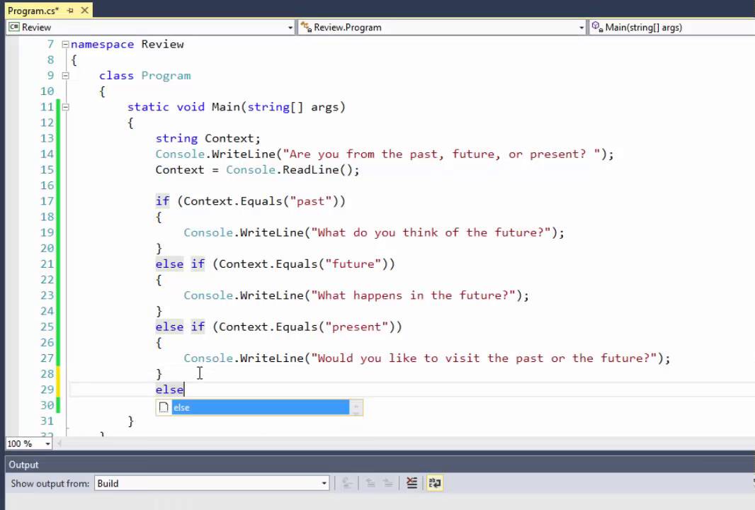 C# Programming: Boolean expressions, if-else, switch, and enum - YouTube