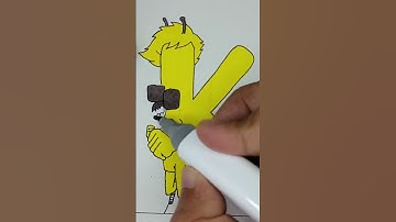 Drawing Alphabet Lore Human (Poor) K / Uncomplete Humanized Alphabet Lore Transform/ #drawing