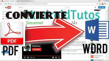 COMO CONVERTIR ARCHIVOS DE PDF A WORD, EXCEL, POWER POINT | (RAPIDO Y SIN PROGRAMAS) | 2017