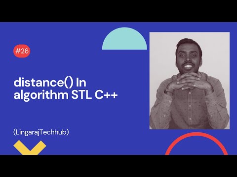 distance() In algorithm STL C++ #26