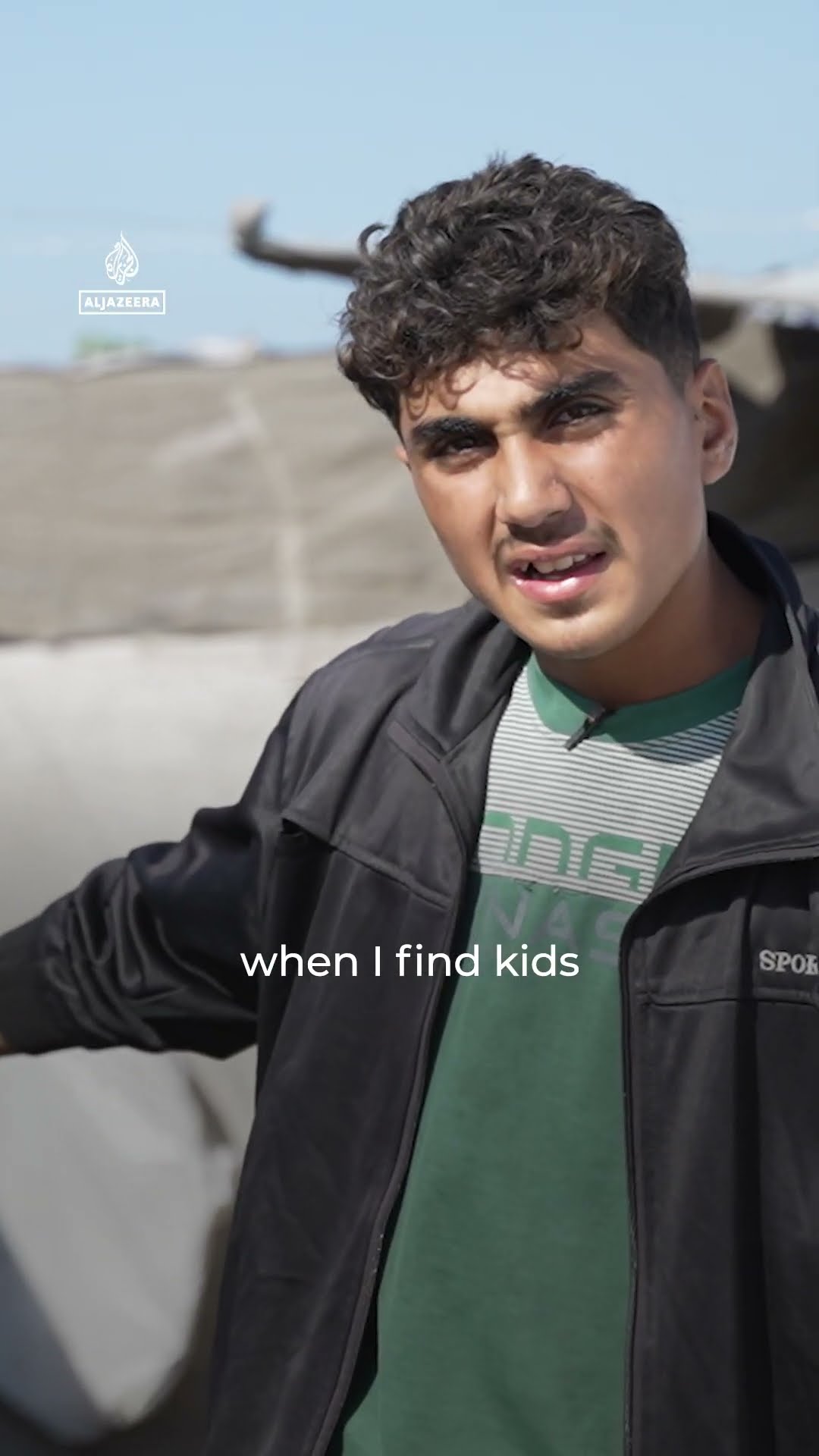 Palestinian boy grows vegetables for the hungry in Gaza | AJ#shorts