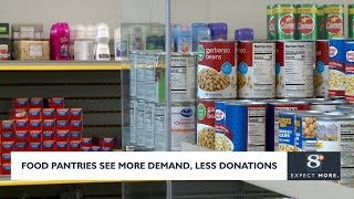 Food Pantries See More Demand, Less Donations