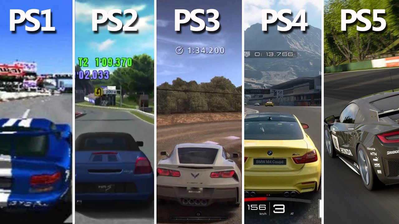 GTA IV PS1 VS PS2 VS PS3 VS PS4 VS PS5 