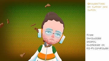 Vtuber Free 3D Dino nuggie throwables (and vnyan edible)