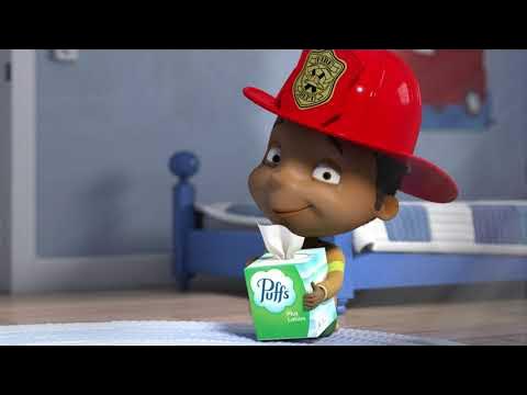 Puffs Plus Lotion Tissues Commercial: Theo the Firefighter (:15s) 