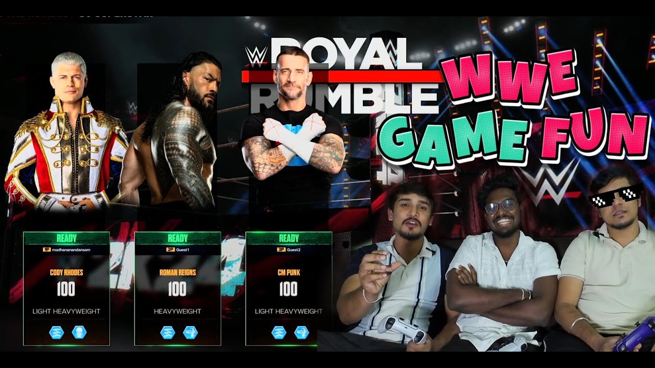 Fun Royal Rumble ROYAL RUMBLE WWE | வேரா லெவல் FUN | WWE GAME FUN MODE | 4K UHD 60FPS ...