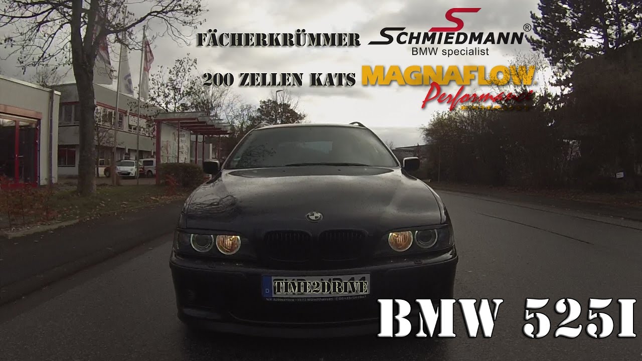 Bmw 9 525i Facherkrummer 0 Zellen Kats Esd M5 Youtube