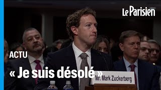 Mark Zuckerberg présente ses excuses devant les familles victimes des dérives des réseaux sociaux