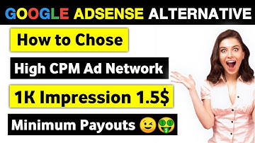 Google AdSense Alternative High CPM ad Network With Instant Approval 🤑