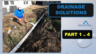 Part 1 of 4 - Drainage pipe and start grading