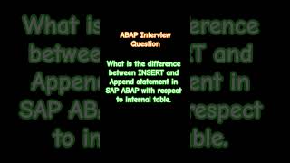 ABAP QUESTION