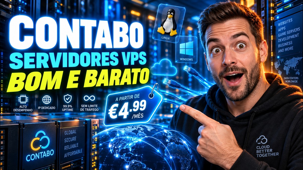 Contabo: VPS Boa e Barata - Tutorial Completo