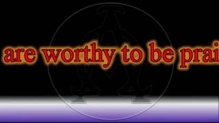 Video thumbnail of "You are Worthy   Indiana Bible College    (lyrics video) HD"