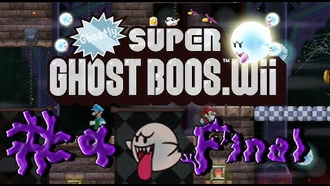 Ghostly Super Ghost Boos Wii - 100% Co-op Walkthrough Final Part 4