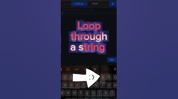 String iteration in python | loop through string | #12 python tutorial