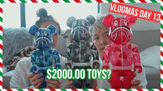 UNBOXING NEW BAPE BEARBRICKS | VLOGMAS DAY 13