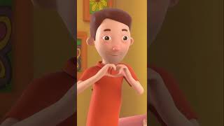 Skidamarink ❤️ | HeyKids Nursery Rhymes | Animaj Kids #shorts